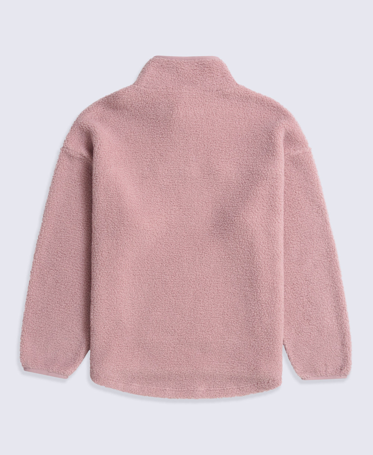 Mena Boucle Zip Front Fleece - Light Pink