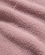 Mena Boucle Zip Front Fleece - Light Pink