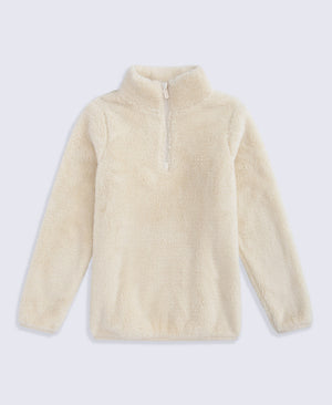 Teddy Kids Half-Zip Fleece - Beige