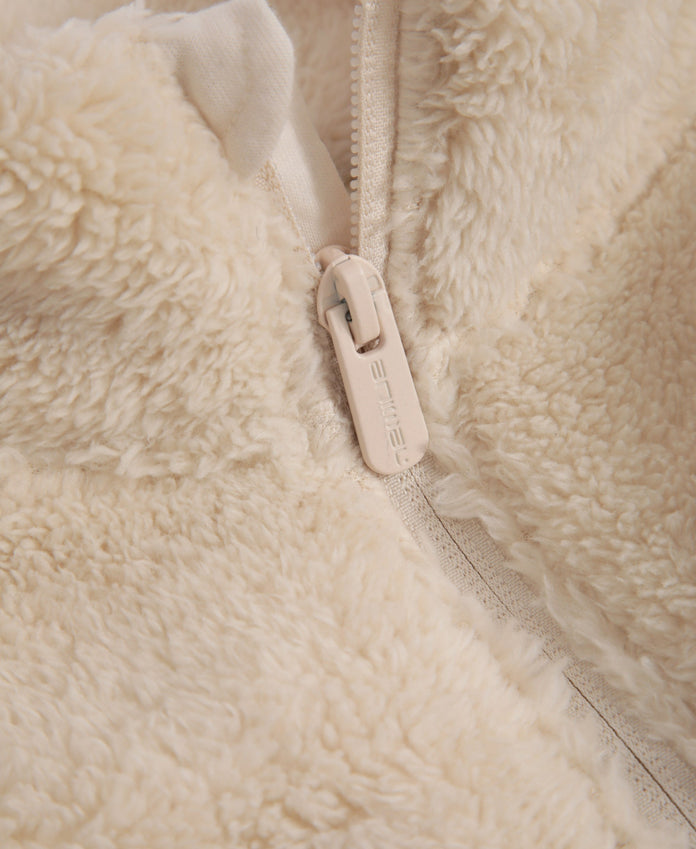 Teddy Kids Half-Zip Fleece - Beige