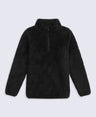Teddy Kids Half-Zip Fleece - Black