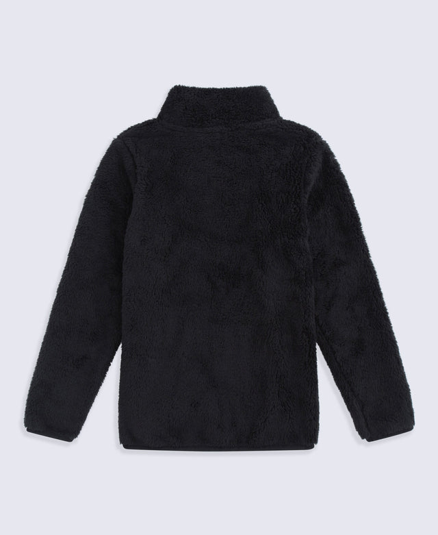 Teddy Kids Half-Zip Fleece - Black