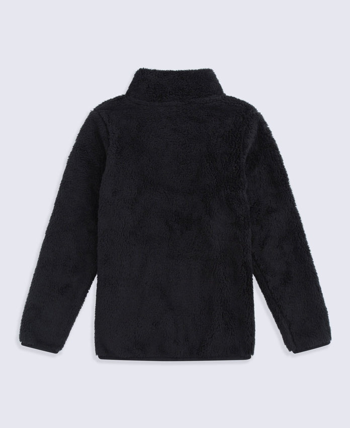 Teddy Kids Half-Zip Fleece - Black