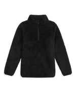 Teddy Kids Half-Zip Fleece - Black