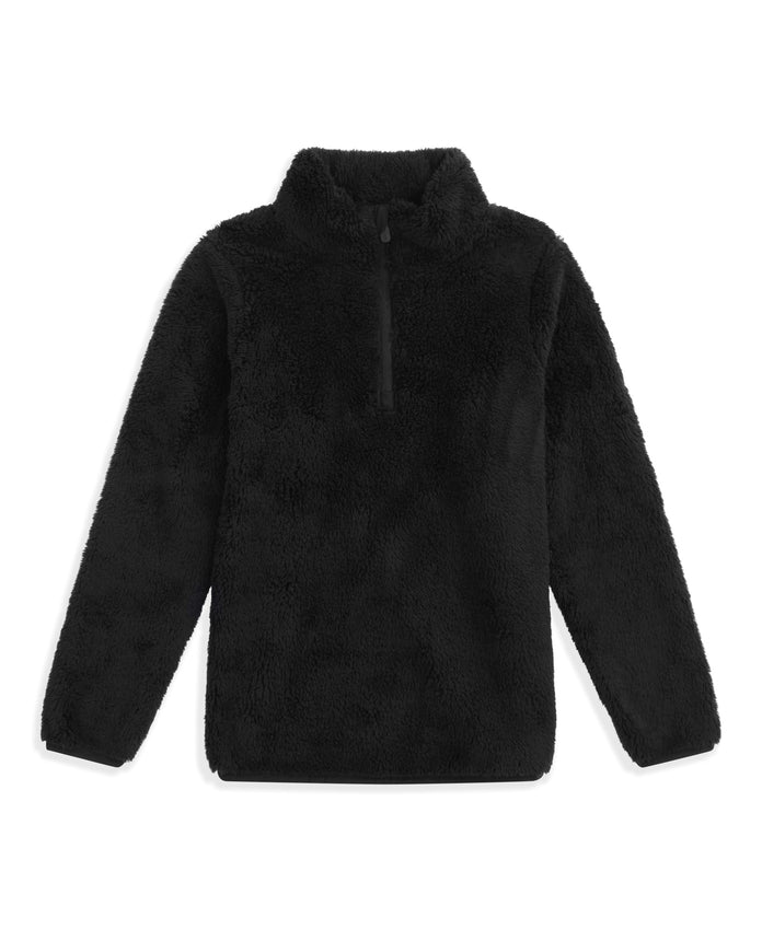 Teddy Kids Half-Zip Fleece - Black