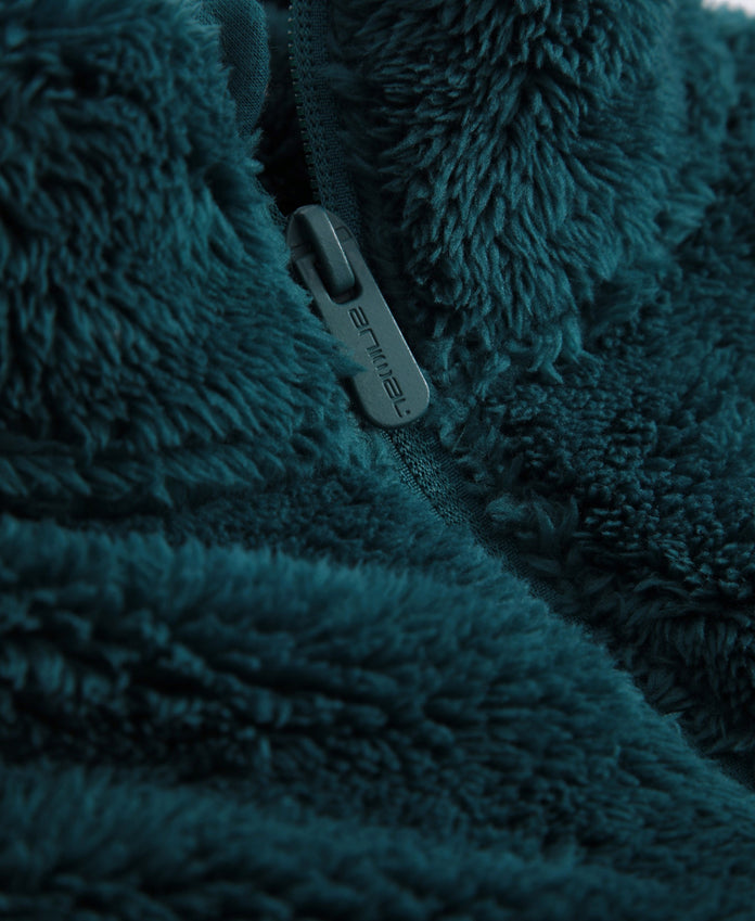 Teddy Kids Half-Zip Fleece - Dark Green