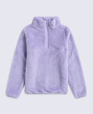 Teddy Kids Half-Zip Fleece - Light Purple