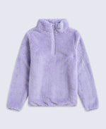 Teddy Kids Half-Zip Fleece - Light Purple