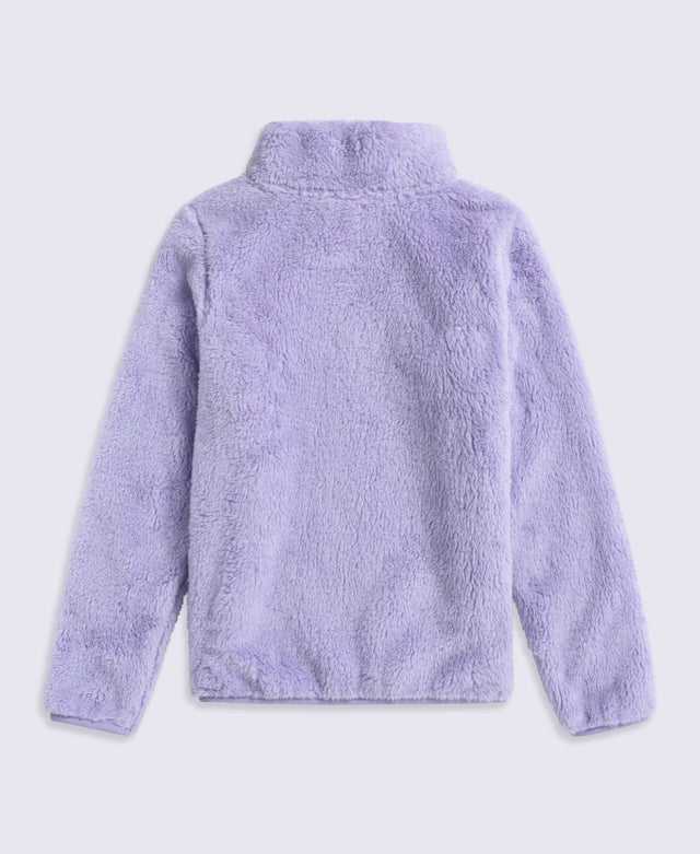 Teddy Kids Half-Zip Fleece - Light Purple