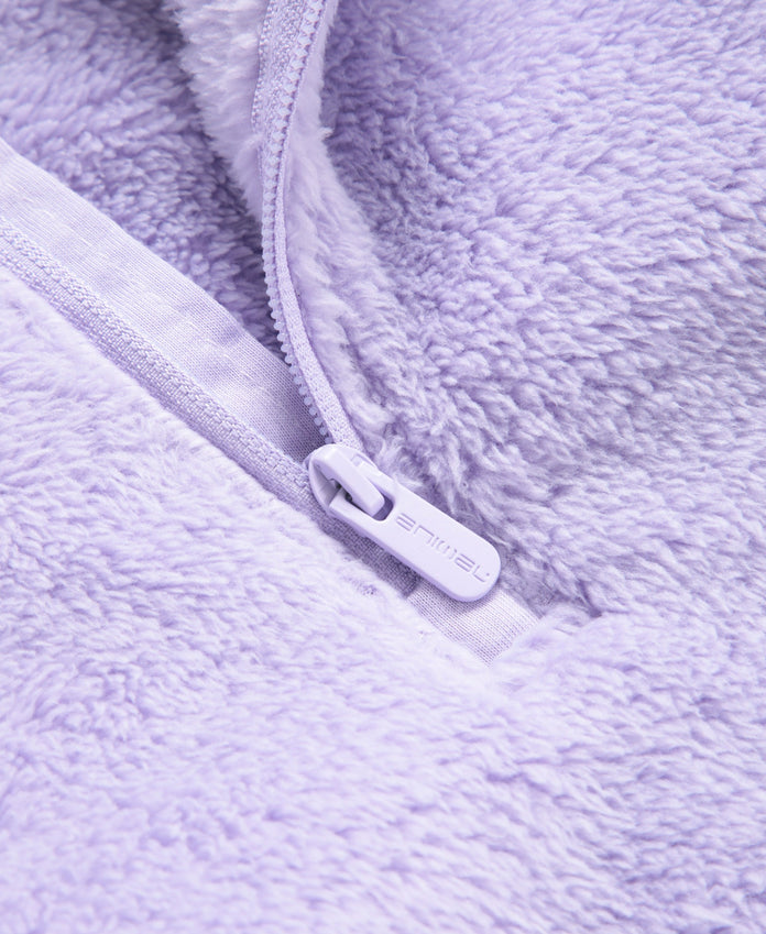 Teddy Kids Half-Zip Fleece - Light Purple