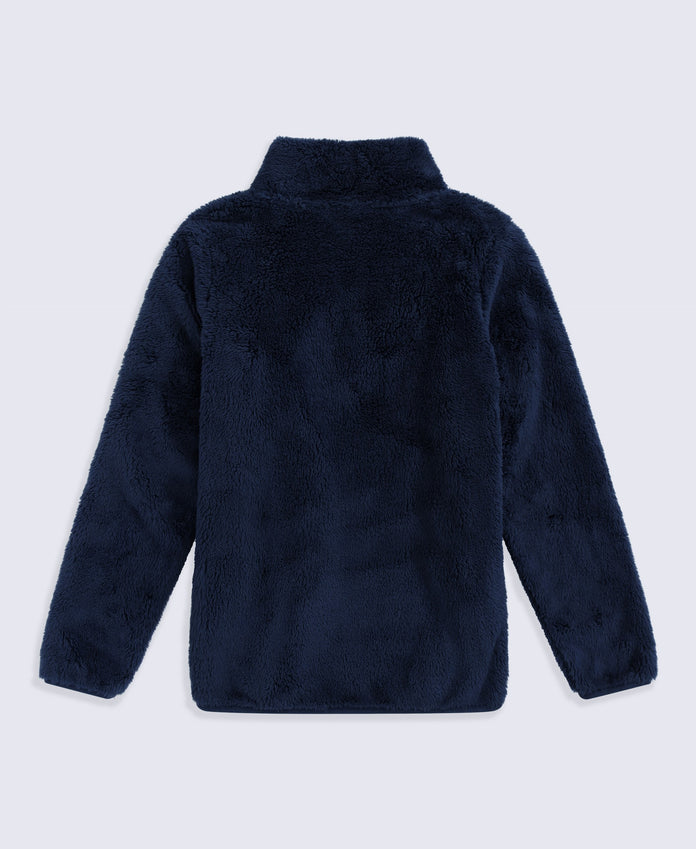 Teddy Kids Half-Zip Fleece - Navy