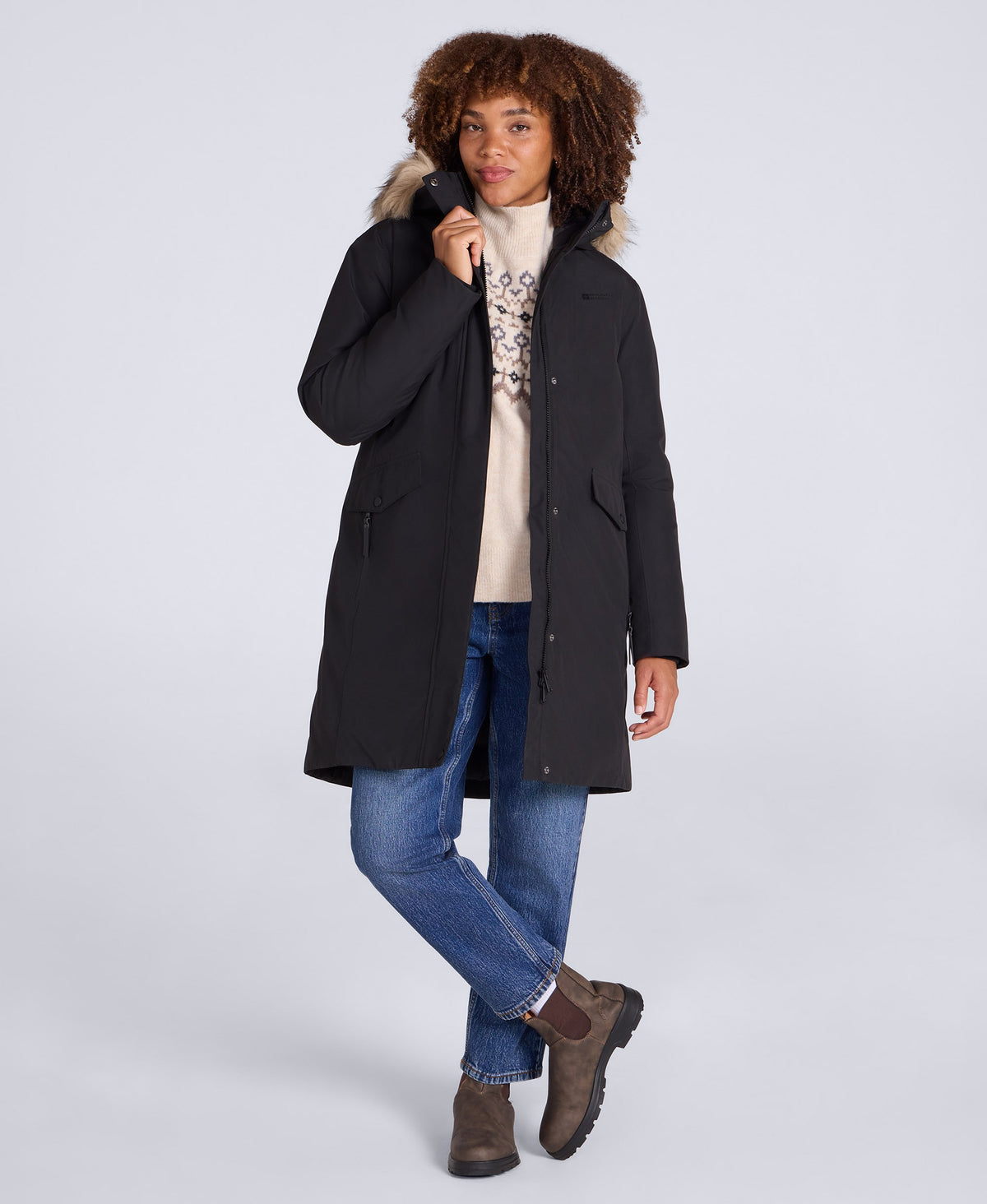 Marlow Womens Extreme Waterproof Down Parka - Black