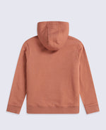 Zuri Womens Sherpa Lined Hoodie - Rust
