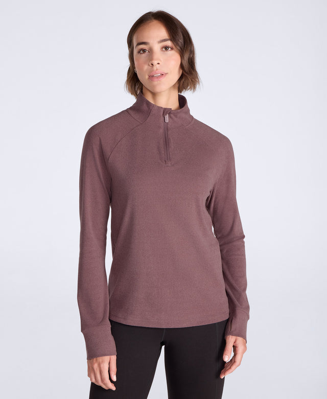 Touchdown Womens Travel Midlayer - Dark Purple