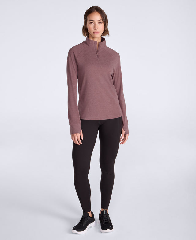 Touchdown Womens Travel Midlayer - Dark Purple