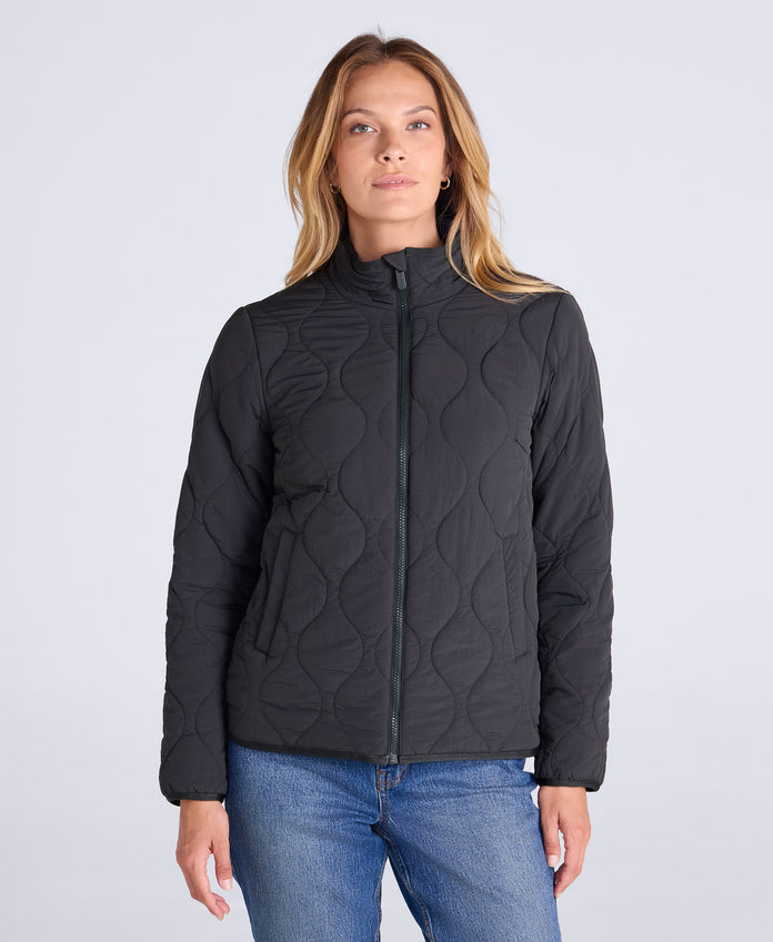 Luna Women’s 3-in-1 Long Waterproof Jacket - Black