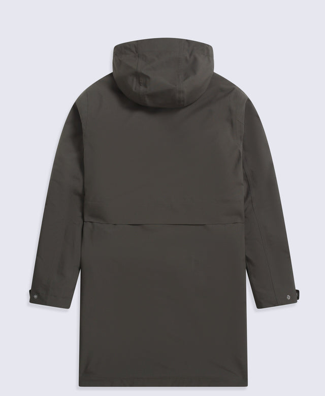Luna Womens 3 in 1 Long Waterproof Jacket - Khaki