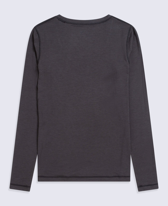 Keep the Heat Womens Base Layer Long Sleeve Top - Black