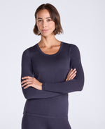 Keep the Heat Womens Base Layer Long Sleeve Top - Navy