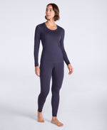 Keep the Heat Womens Base Layer Long Sleeve Top - Navy