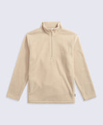 Ted Mens Borg Half Zip Fleece - Beige
