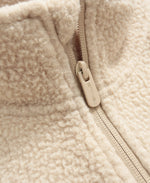 Ted Mens Borg Half Zip Fleece - Beige