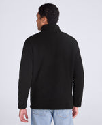 Ted Mens Borg Half Zip Fleece - Black