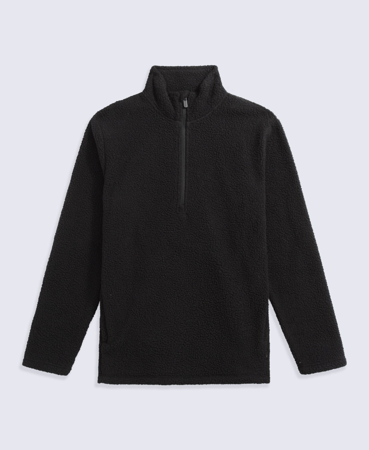Ted Mens Borg Half Zip Fleece - Black