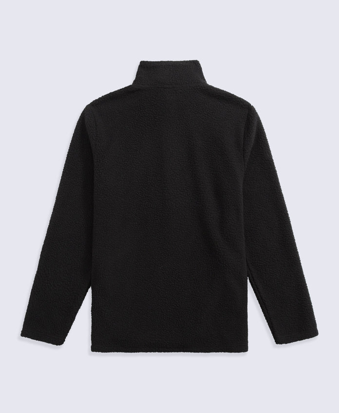 Ted Mens Borg Half Zip Fleece - Black