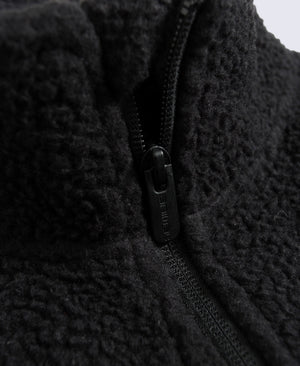 Ted Mens Borg Half Zip Fleece - Black