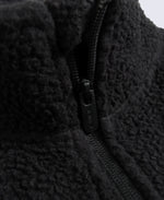 Ted Mens Borg Half Zip Fleece - Black