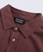 Hove Mens Shirt - Burgundy