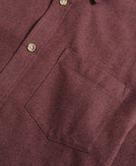 Hove Mens Shirt - Burgundy