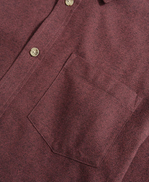 Hove Mens Shirt - Burgundy