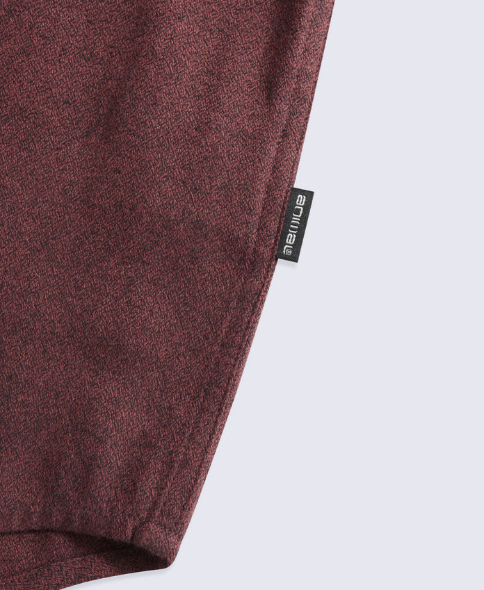 Hove Mens Shirt - Burgundy