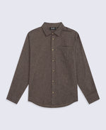 Hove Mens Shirt - Dark Beige