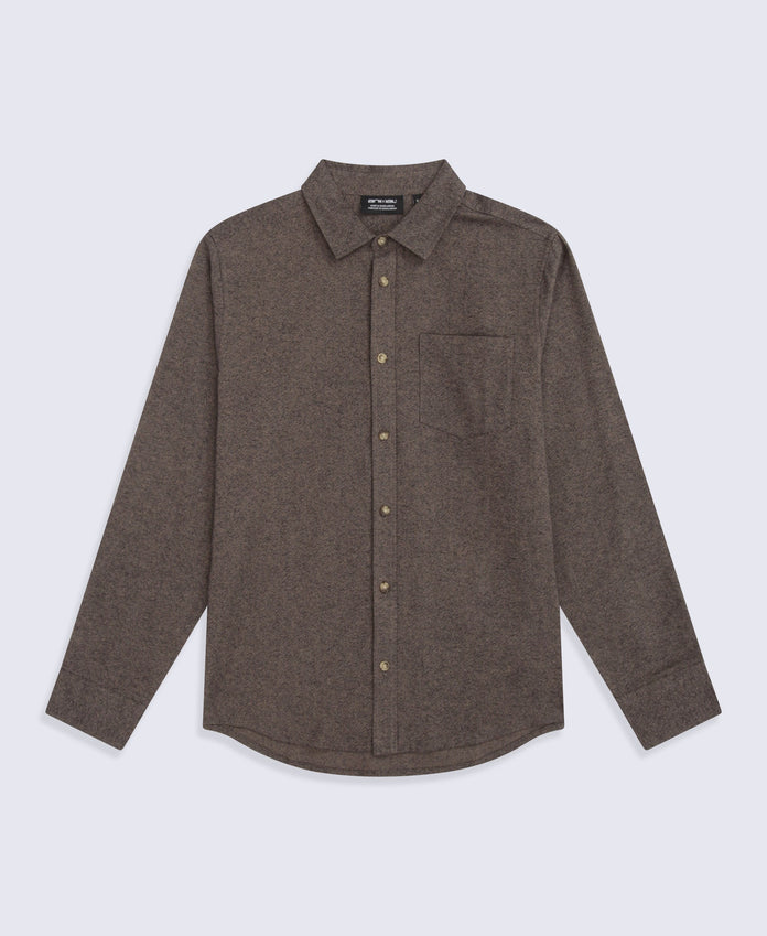 Hove Mens Shirt - Dark Beige