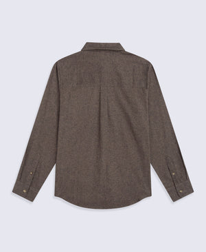 Hove Mens Shirt - Dark Beige