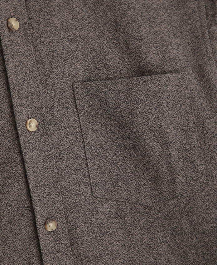 Hove Mens Shirt - Dark Beige