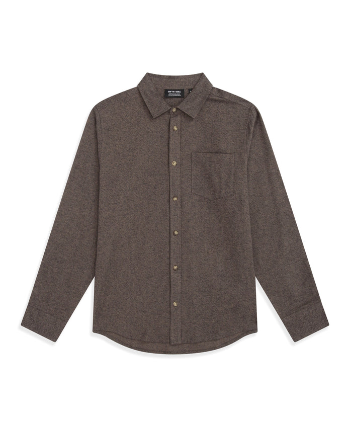 Hove Mens Shirt - Dark Beige
