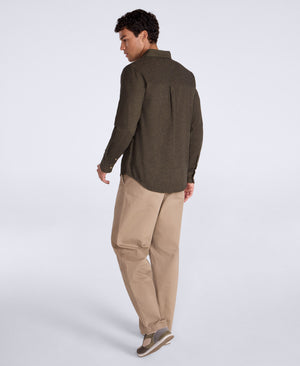 Hove Mens Shirt - Dark Beige