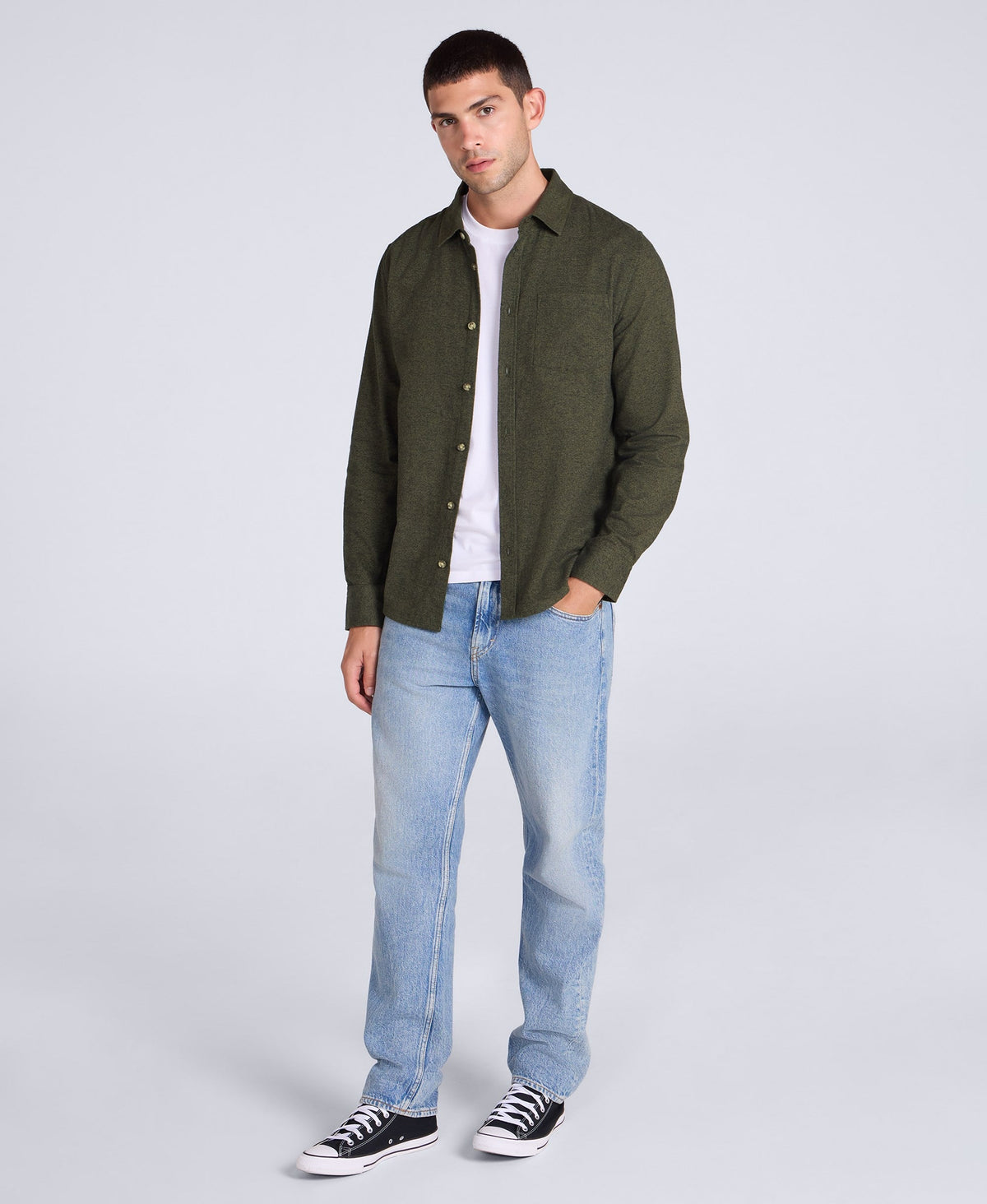 Hove Mens Shirt - Green