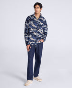 Printed Prague Men’s Fleece - Dark Blue