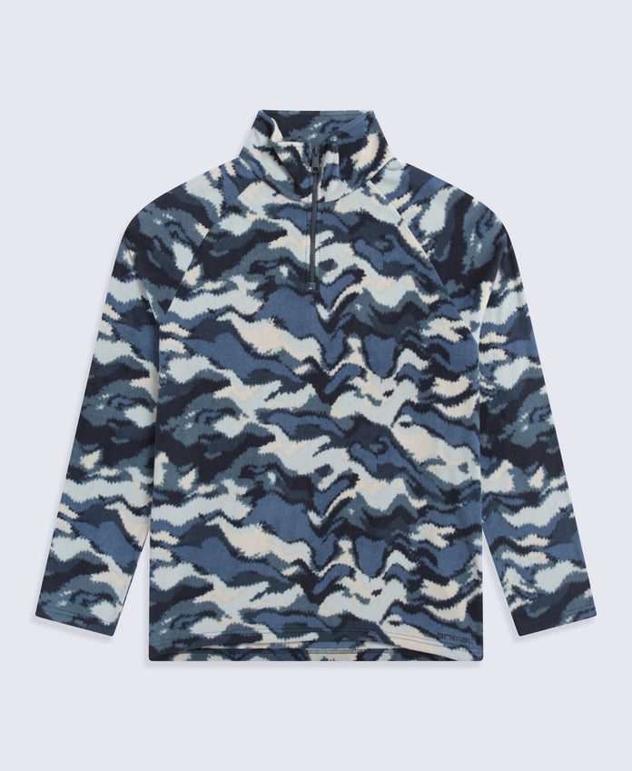 Printed Prague Men’s Fleece - Dark Blue