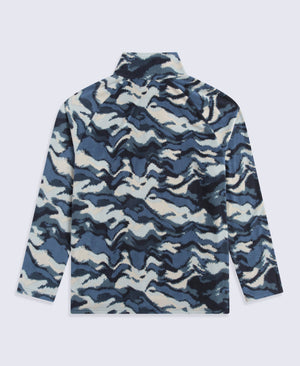 Printed Prague Men’s Fleece - Dark Blue