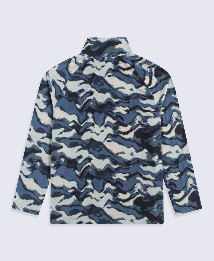Printed Prague Men’s Fleece - Dark Blue