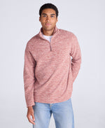 Riga Mens Melange Fleece - Dark Brown