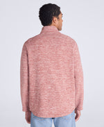 Riga Mens Melange Fleece - Dark Brown