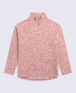 Riga Mens Melange Fleece - Dark Brown