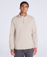 Riga Mens Melange Fleece - Light Brown